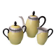 Sugar bowl and milk jug in porcelain
