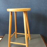 Beech wooden stool