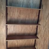 Teak wall shelf