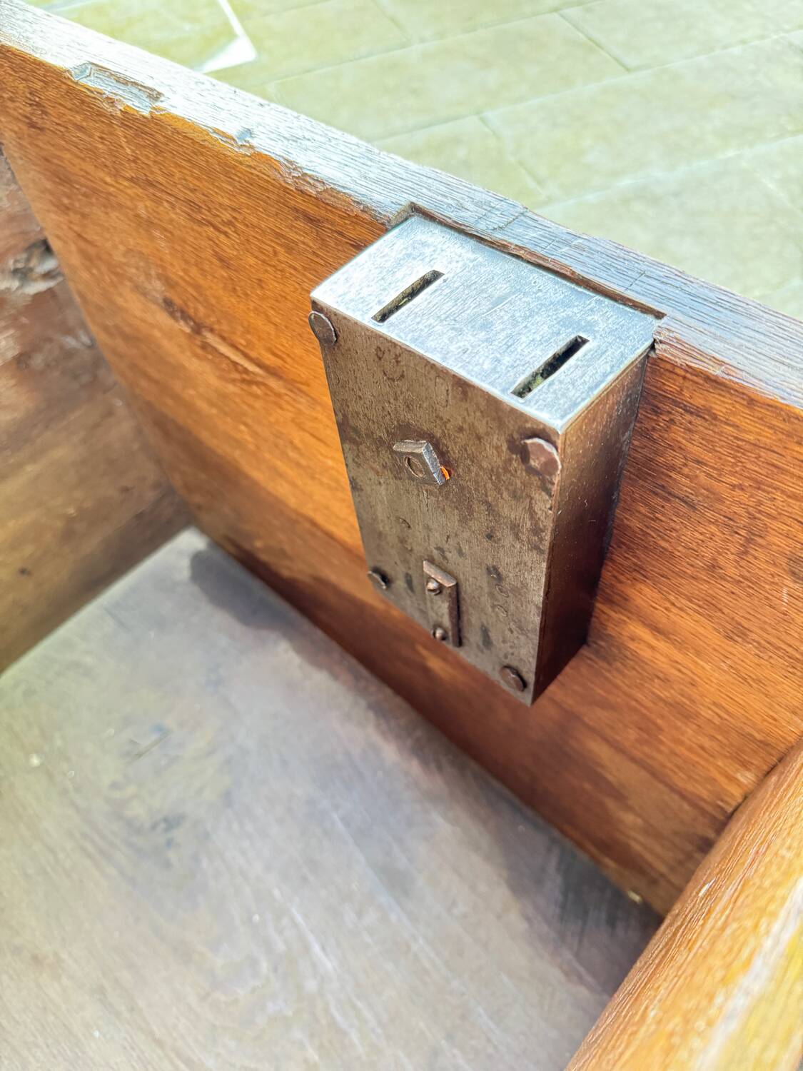 Chest In High Period Oak From XVII Eme Century