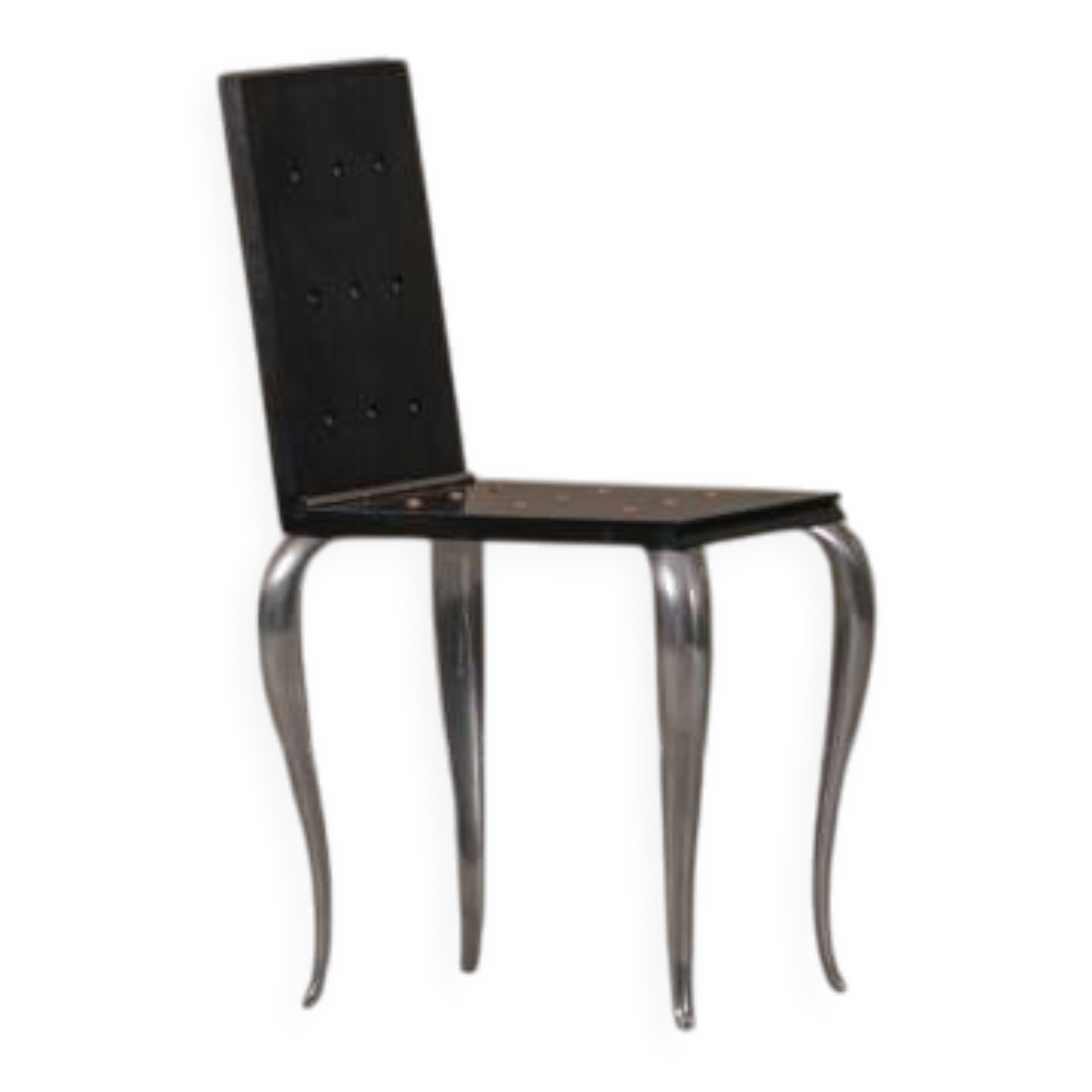 Chaise / table d'appoint Lola Mundo par Philippe Starck pour Driade, Italie, années 1980.