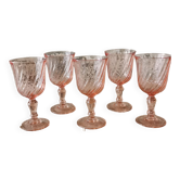 Verres à pieds Rosaline, Luminarc vintage