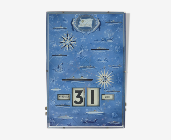 Ancien calendrier perpetuel cie generale transatlantique