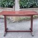 restored bistro table teak finish 1950