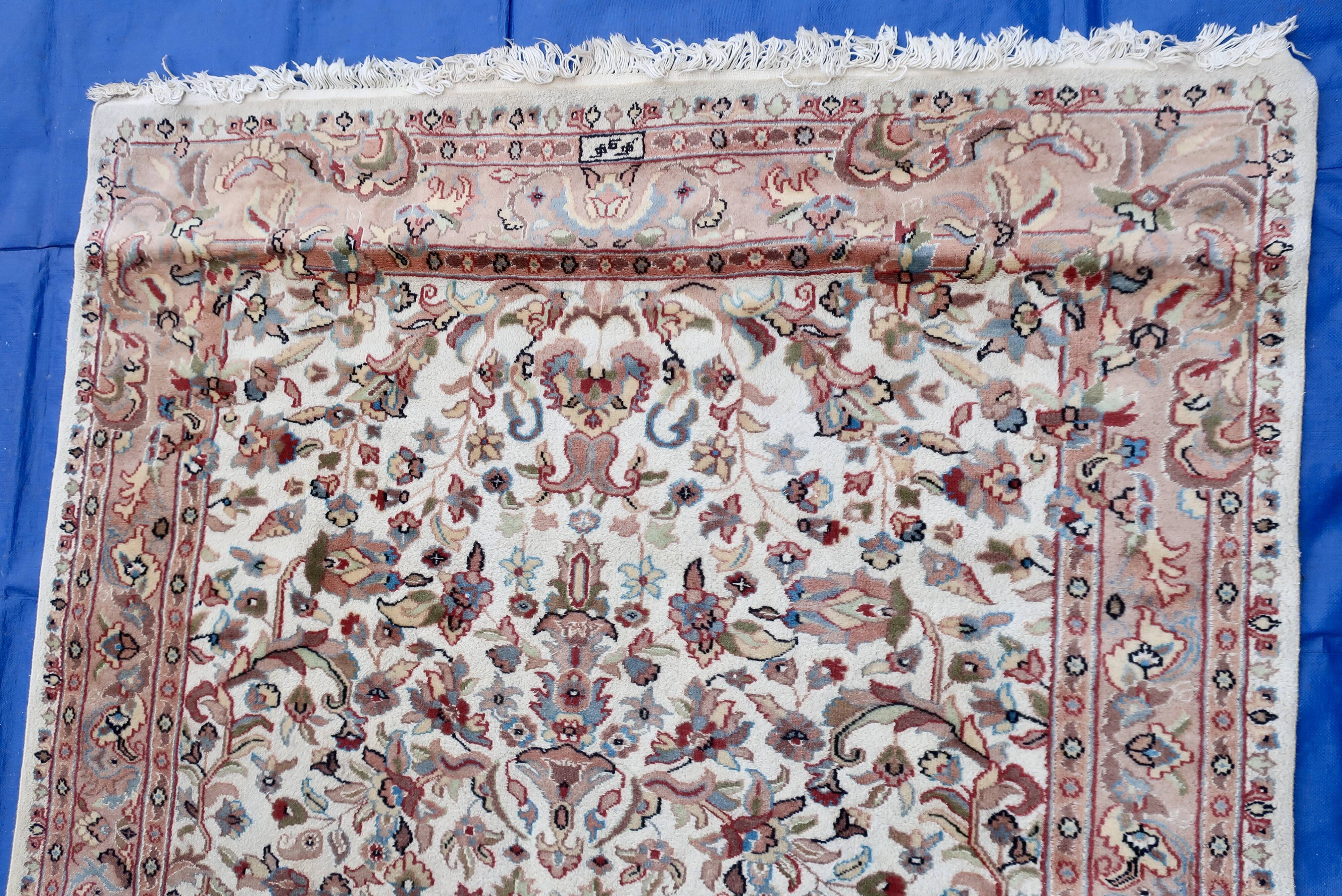 Punjab rug, India, 20th century, wool and silk, 245 x 160 cm