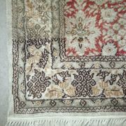 Sublime Oriental Silk Carpet - Hand-Knotted - Persian Design - 124 x 78 cm