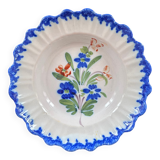 Assiette ancienne décor floral