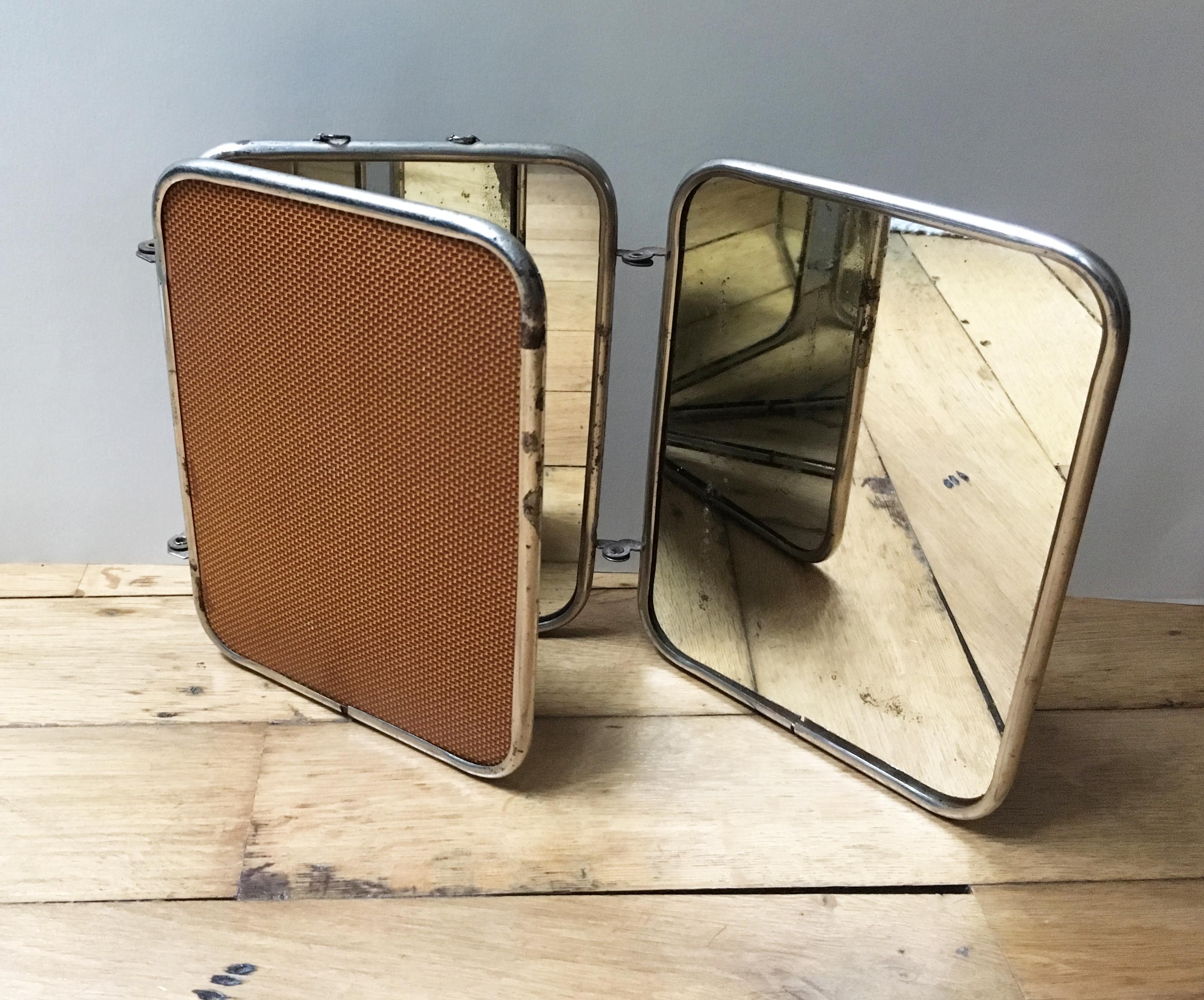 Barber triptych 21x49cm mirror