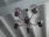 Chandelier art deco 5 globes