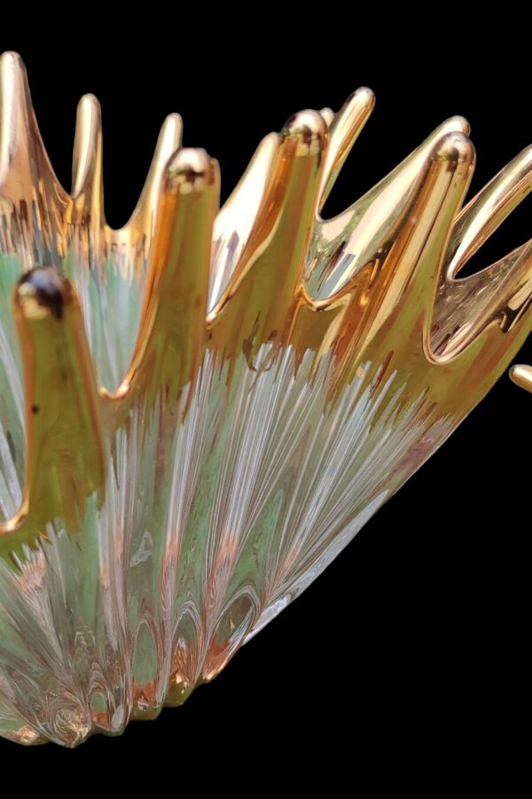 Ancienne grande coupe vase cristal de Bayel