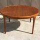 Set Extendable table Ib Kofod Larsen and 8 chairs Jysk for Mobelfabrik 1960