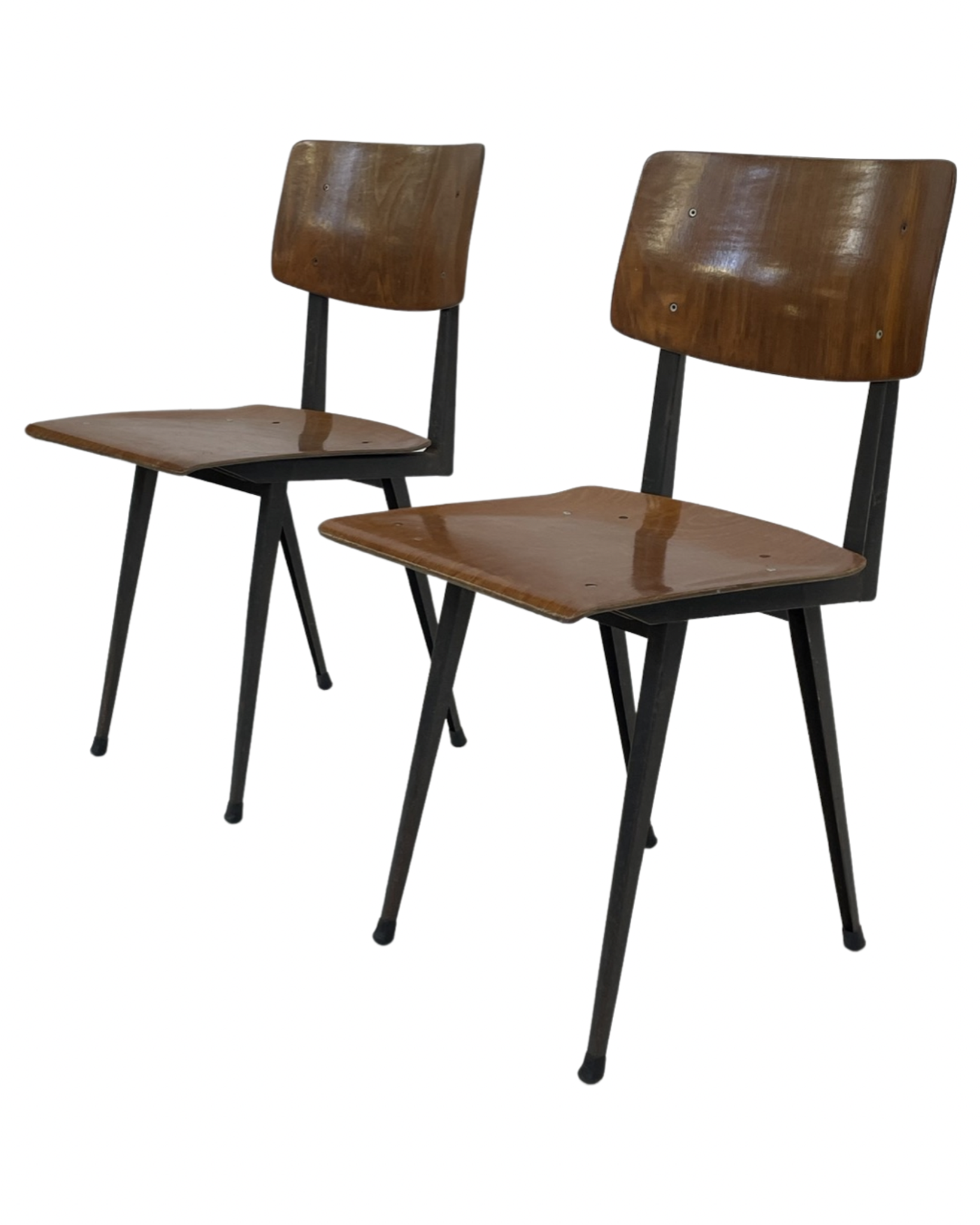 Vintage Marko Holland school chair minimalist 60