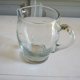 Service of 33 glasses on foot & carafe