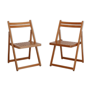 paire de chaises pliantes