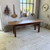 Walnut farmhouse table 2.10m from the 50s
