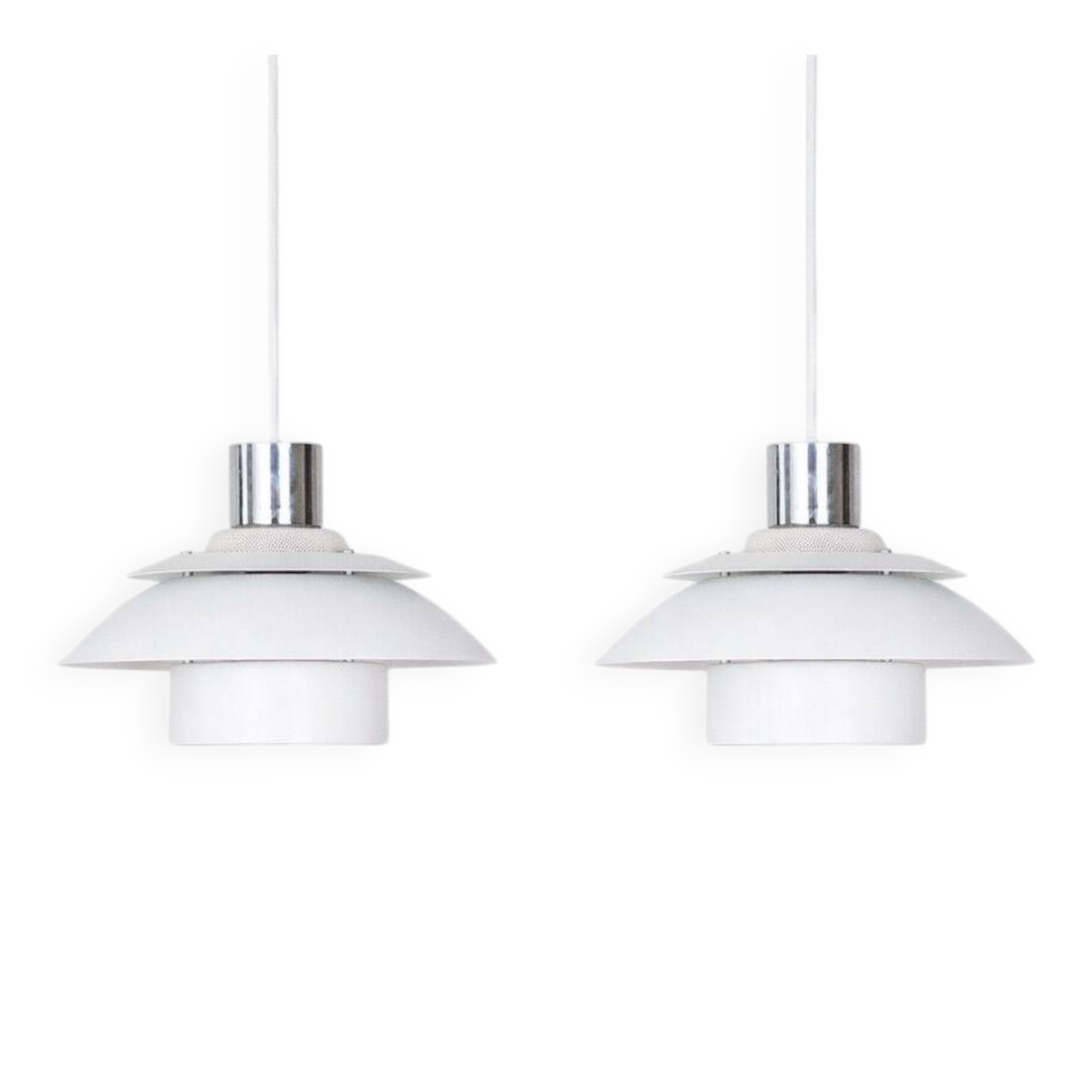 Pair of vintage Korfu lamps by Design Light, 1980s