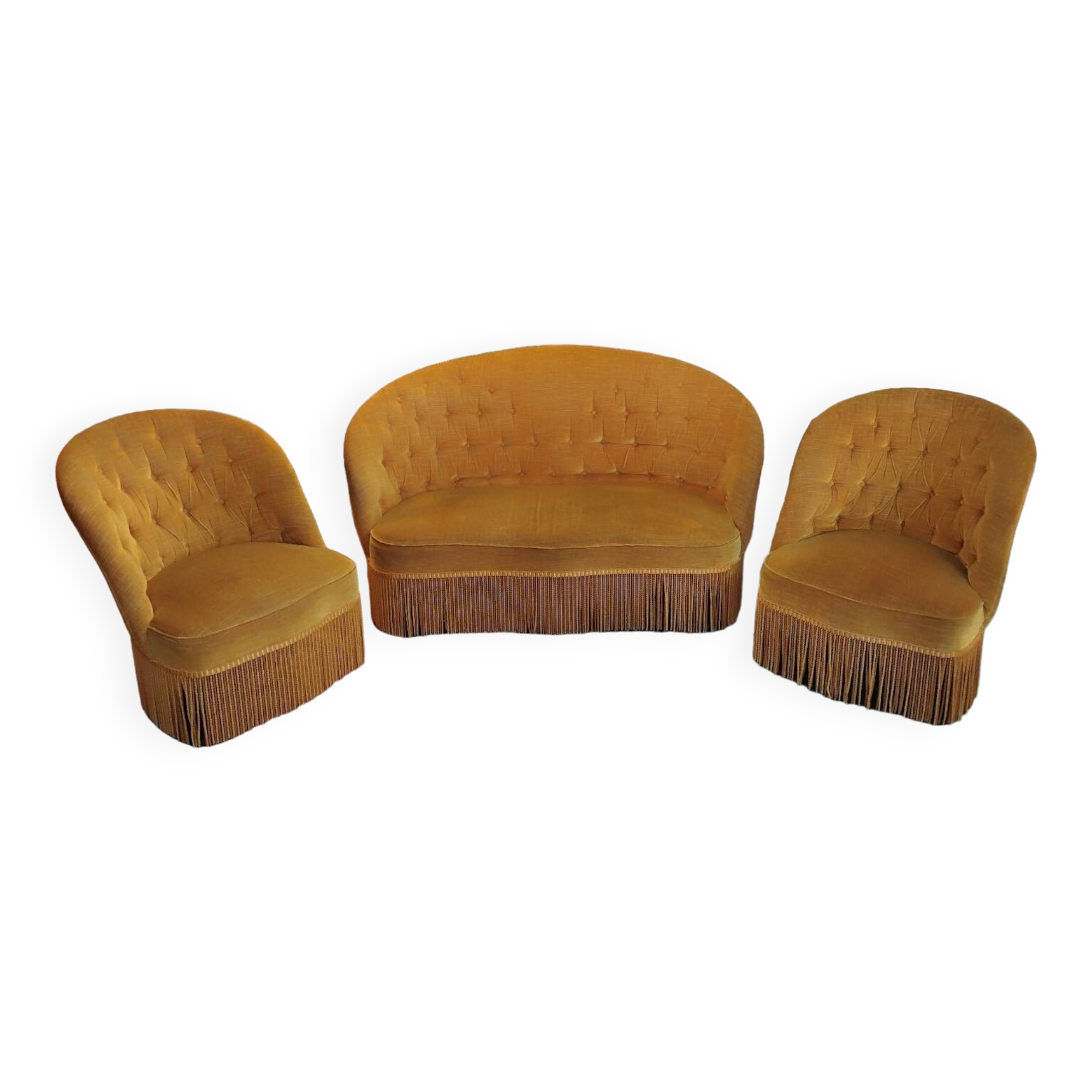 Toad sofa and 2 armchairs set