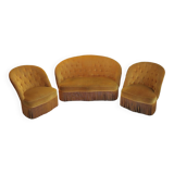 Toad sofa and 2 armchairs set