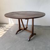 Table de vigneron en chêne, 1950