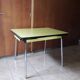 Vintage yellow formica table