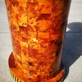 Side table in marquetry