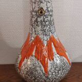Vintage fat lava vase k369 made in Hungary in the 70s
