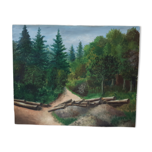 Tableau huile sur toile paysage