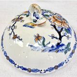 Gien sugar bowl rooster and peonies model 1938 1960