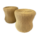 Série de 2 poufs scoubidou des années 70
