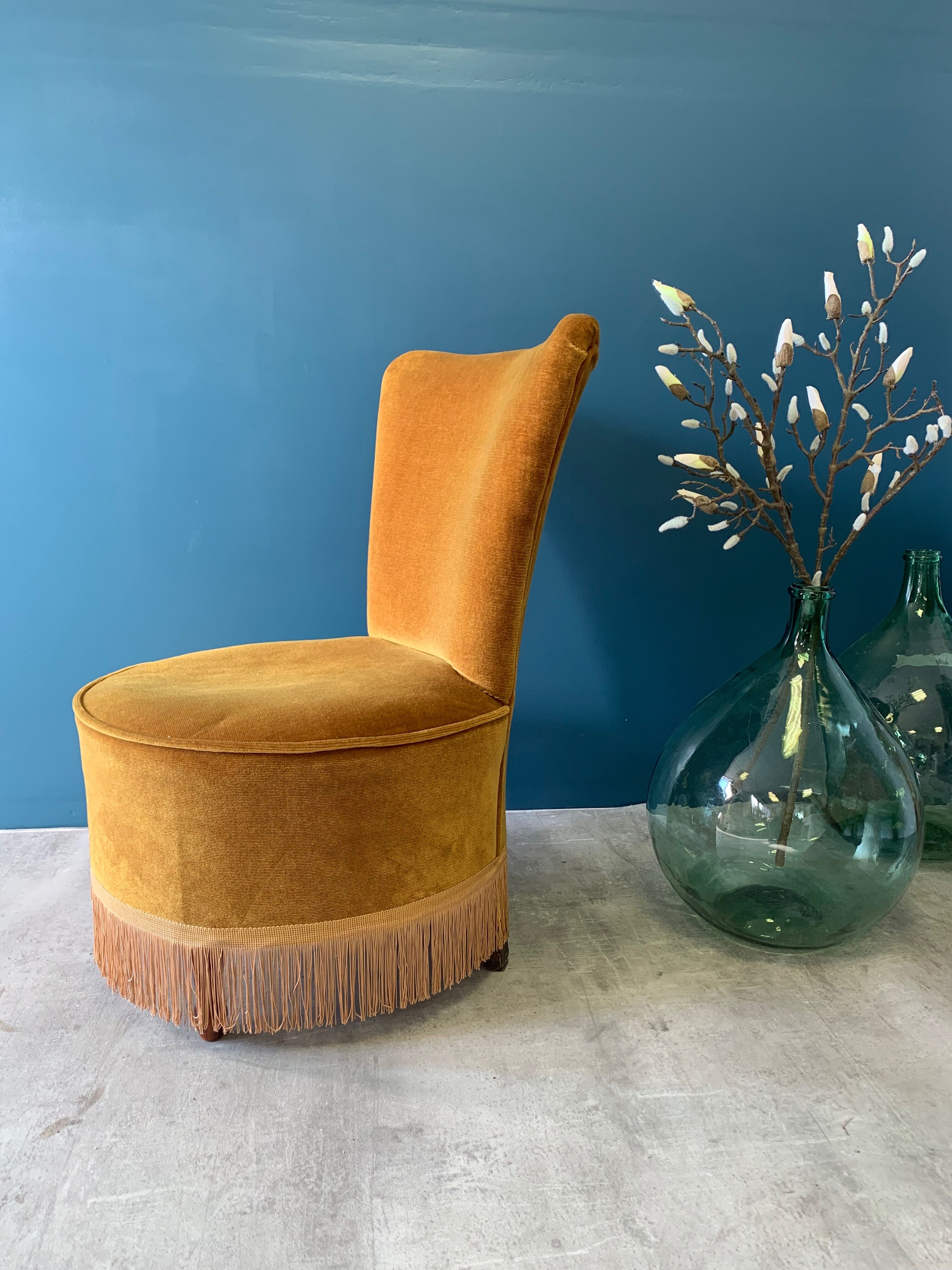 Vintage toad armchair