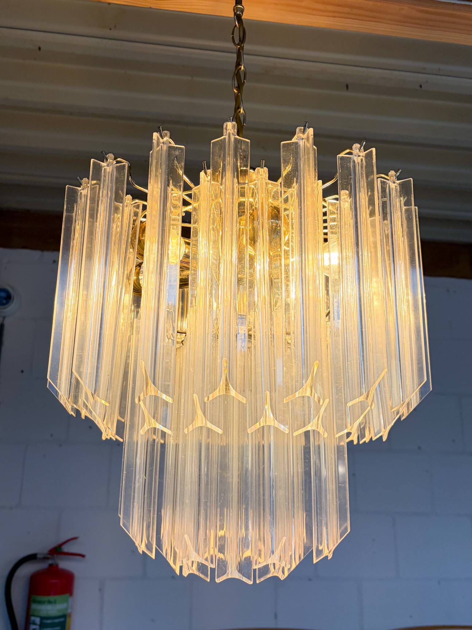 Chandelier autrichien par Orion, années 1970