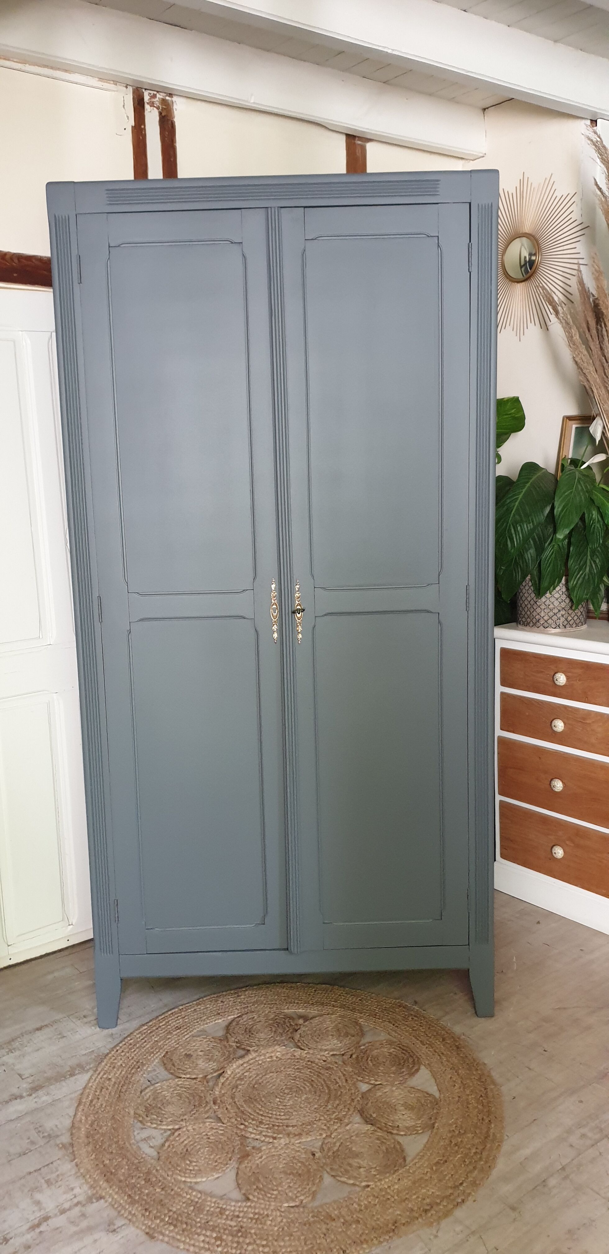 Grey Parisian wardrobe