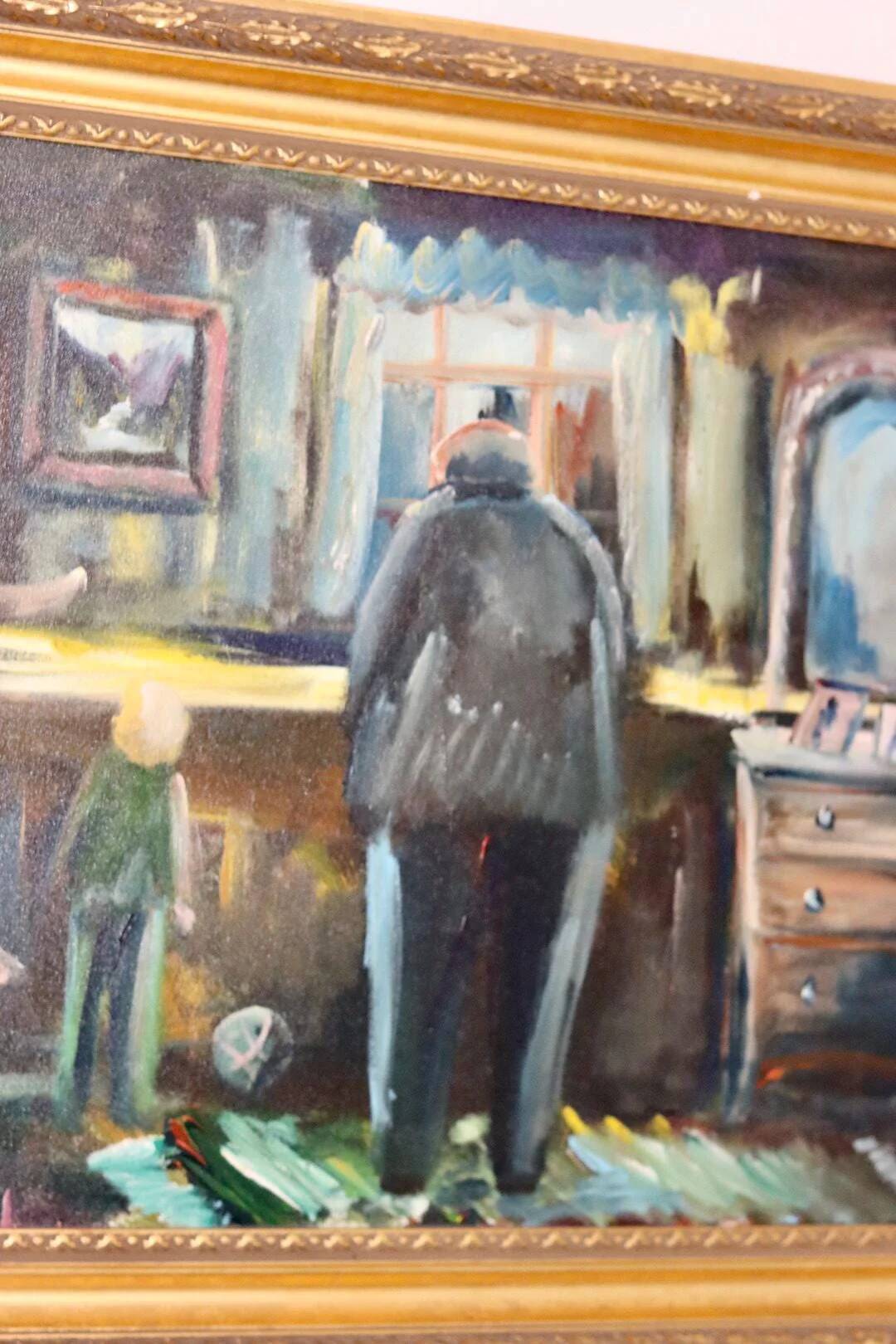 Looking out of the window - by Göte Lundberg