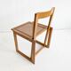Midcentury desk & matching armchair by Derk Jan De Vries 1970s