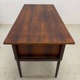 Rosewood 'Floating' Desk By Gunnar Nielsen For Tibergaard, 1960s.