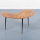 Table d'appoint italienne sculpturale unique du milieu du siècle, 1950