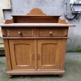 Commode 2 portes 2 tiroirs en bois massif