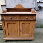 Solid wood 2-door 2-drawer chest of drawers
