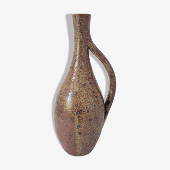 Vase en grès pyrite