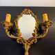 Gilded bronze mirror wall light - Louis XV Rococo style