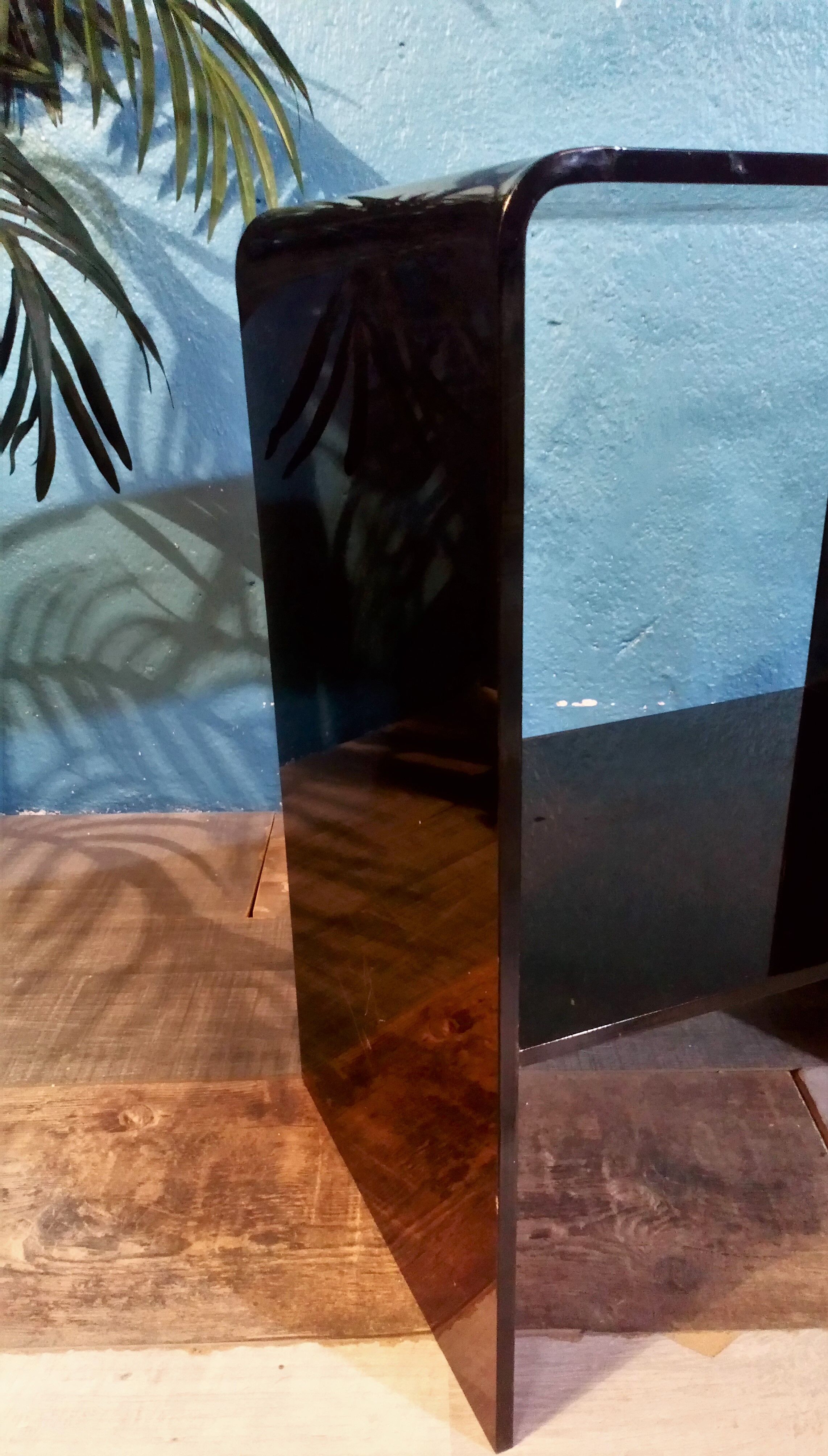 Plexiglas bedside tables 1970s