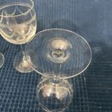 Lot de 3 verres style Louis