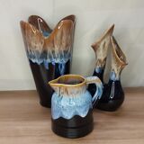 Assorted sandstone pot/pitcher