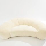 Croissant sofa by Raphaël Raffel for Honoré Paris 1970