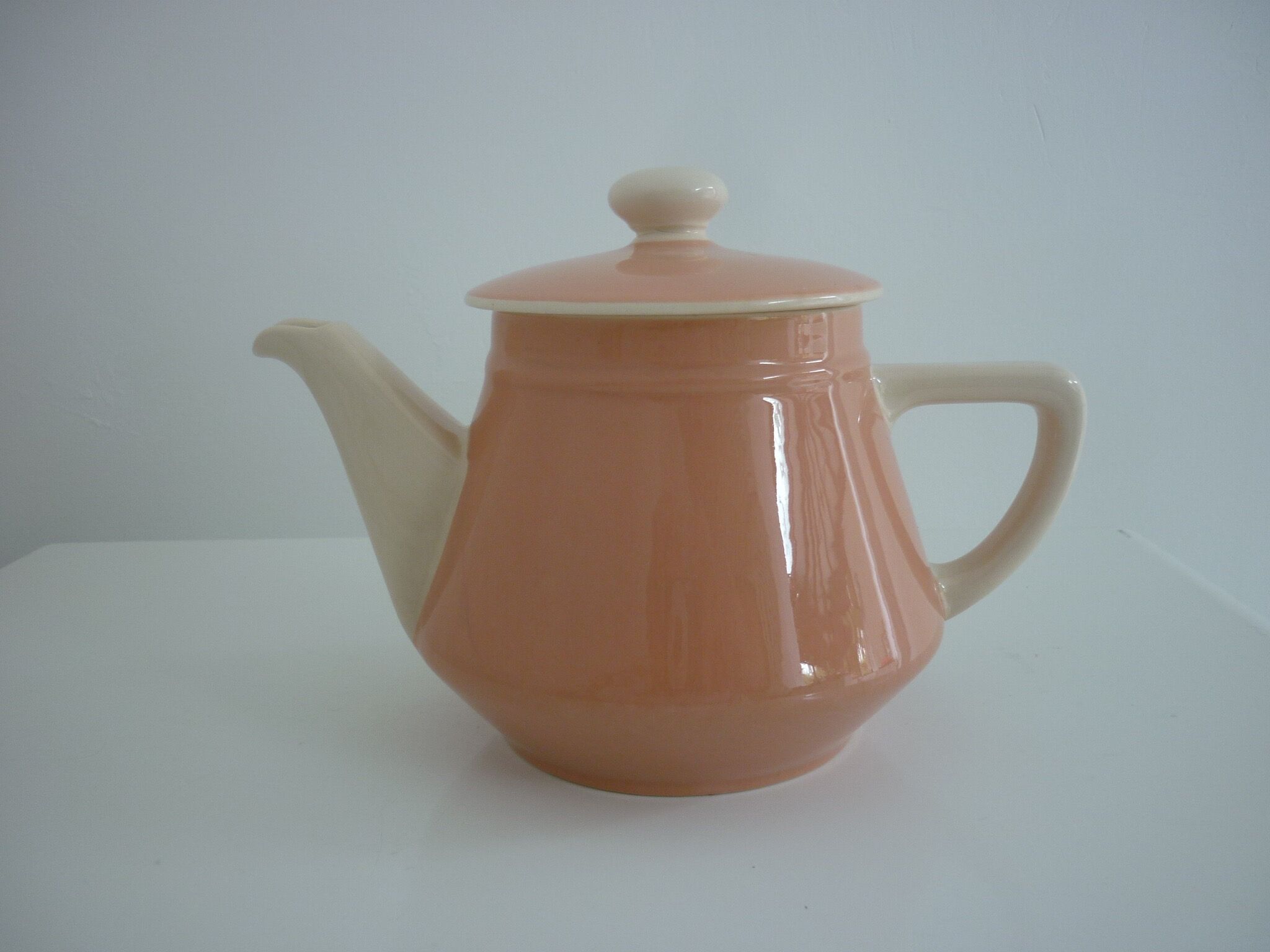 Cafetière vintage "Salam" 4T V&B rose et beige