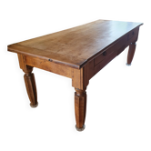 Table de ferme en chêne