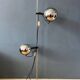 Chrome ball floor lamp Herda Mid-Century 1970s