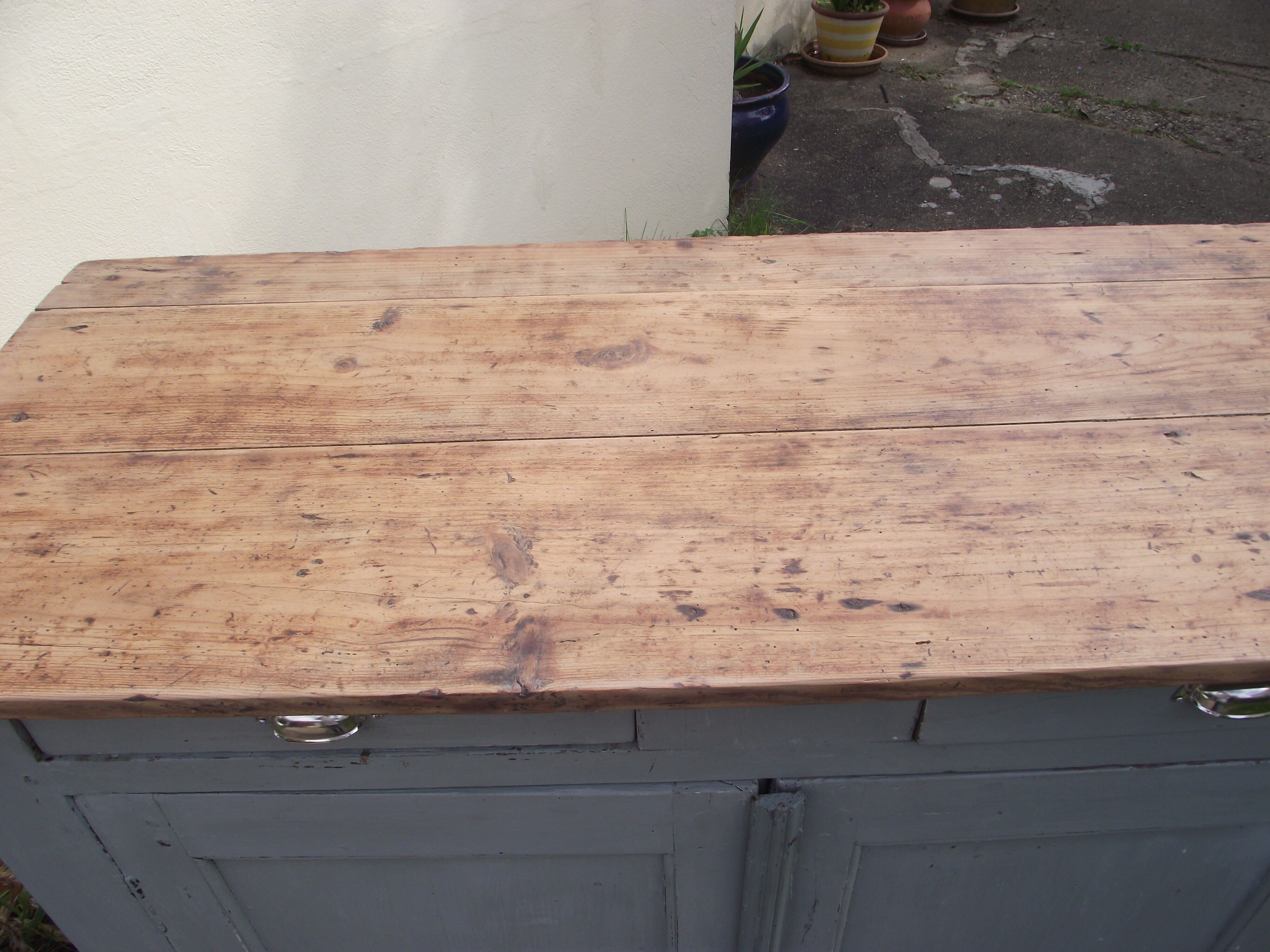 Parisian buffet painted late 19th debut 20th