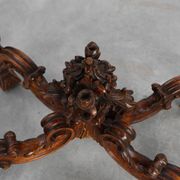 Pair of Napoleon III style Walnut side tables with Bluestone tops, France