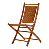 Foldable bamboo chair